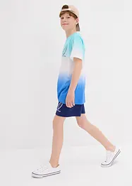T-shirt met kleurverloop van biologisch katoen, bonprix