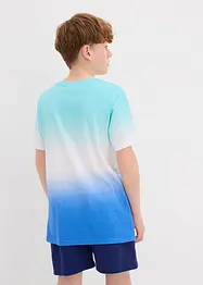 T-shirt met kleurverloop van biologisch katoen, bonprix