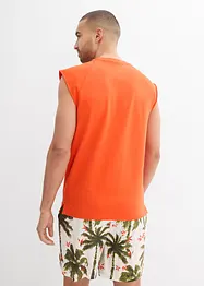 Mouwloze sweater van zwaar katoen, bonprix