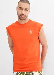 Mouwloze sweater van zwaar katoen, bonprix