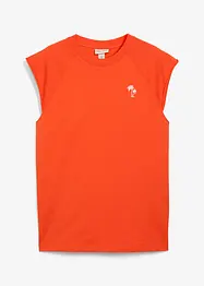 Mouwloze sweater van zwaar katoen, bonprix