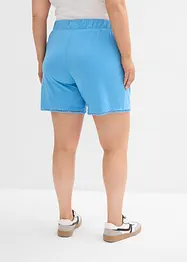 Jersey short in een viscosemix met een comfortabele band en kant, bonprix