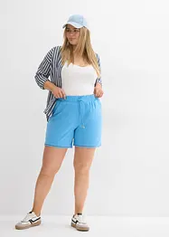 Jersey short in een viscosemix met een comfortabele band en kant, bonprix