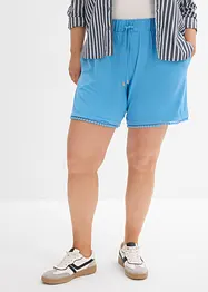 Jersey short in een viscosemix met een comfortabele band en kant, bonprix