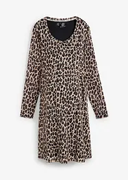 2-in-1 zwangerschapsjurk / voedingsjurk met luipaardprint, bonprix