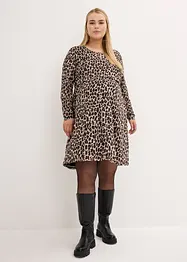 2-in-1 zwangerschapsjurk / voedingsjurk met luipaardprint, bonprix