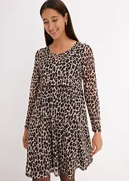 2-in-1 zwangerschapsjurk / voedingsjurk met luipaardprint, bonprix