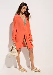 Lange strandblouse van viscose, bonprix