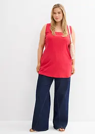 Longtop van katoen met carréhals, bonprix