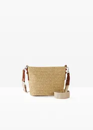 Schoudertas in rieten look, bonprix