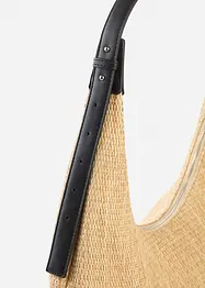 Shopper in rieten look, bonprix