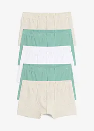 Boxershort met biologisch katoen (set van 5), bonprix