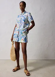 Overhemdblouse met zijde, bonprix