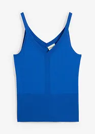 Gebreide top met zijde, bonprix