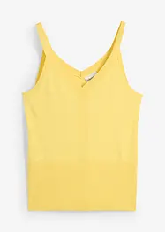 Gebreide top met zijde, bonprix