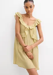 Mini jurk met volants, bonprix