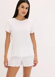Shortama van Ppointelle jersey, bonprix