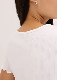 Shortama van Ppointelle jersey, bonprix