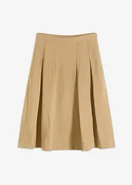 Plooirok van soepele viscose, bonprix