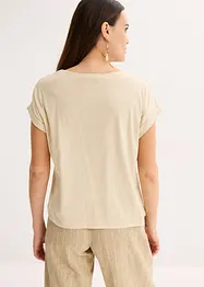 Katoenen shirt met studs applicatie, bonprix