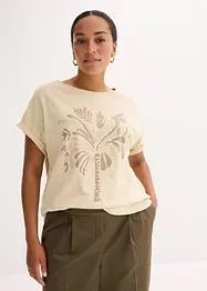Katoenen shirt met studs applicatie, bonprix