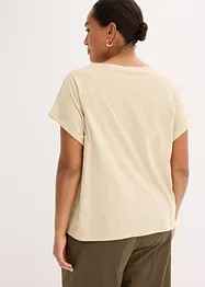 Katoenen shirt met studs applicatie, bonprix