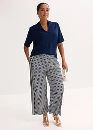 Jersey broek met een minimalistisch design, bonprix