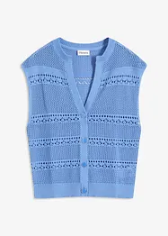 Ajour vest met korte mouwen, bonprix