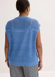 Ajour vest met korte mouwen, bonprix
