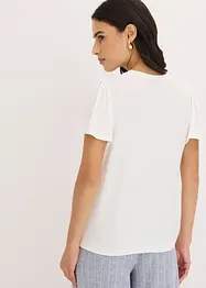 Shirt van viscose met knopen, bonprix