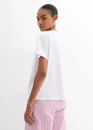 T-shirt met een print van biologisch katoen, bonprix