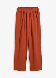 Jersey broek van crèpe, bonprix