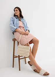 Jersey jurk van katoen (set van 2), bonprix