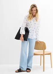 Oversized blouse van puur katoen, bonprix