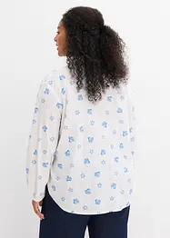 Oversized blouse van puur katoen, bonprix