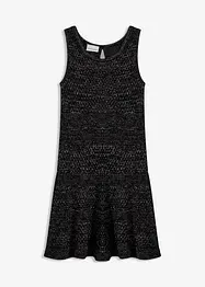 Gebreide jurk in gehaakte look, bonprix