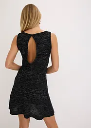 Gebreide jurk in gehaakte look, bonprix