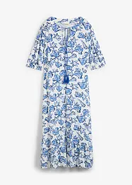 Wijde jurk van crinkle-viscose, bonprix