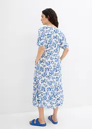 Wijde jurk van crinkle-viscose, bonprix