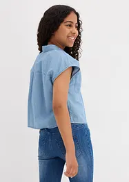Spijkerblouse van soepel katoen, bonprix