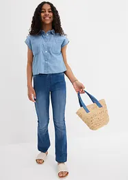 Spijkerblouse van soepel katoen, bonprix