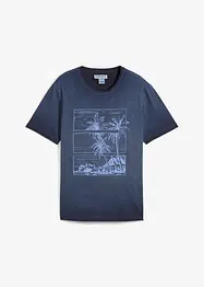 T-shirt in een verwassen look van biologisch katoen, bonprix