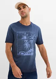 T-shirt in een verwassen look van biologisch katoen, bonprix