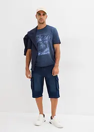 T-shirt in een verwassen look van biologisch katoen, bonprix