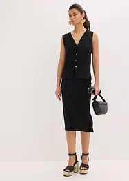 Mouwloos vest in een gebreide look, bonprix