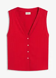 Mouwloos vest in een gebreide look, bonprix
