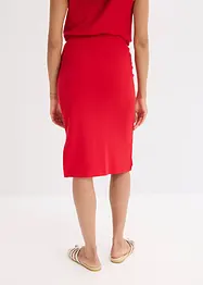 Geribde jersey rok, bonprix