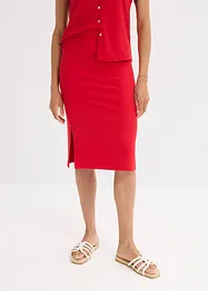 Geribde jersey rok, bonprix