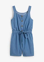 Jeans jumpsuit van soepel katoen, bonprix