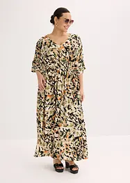 Maxi jurk met pailletten van soepele viscose, bonprix
